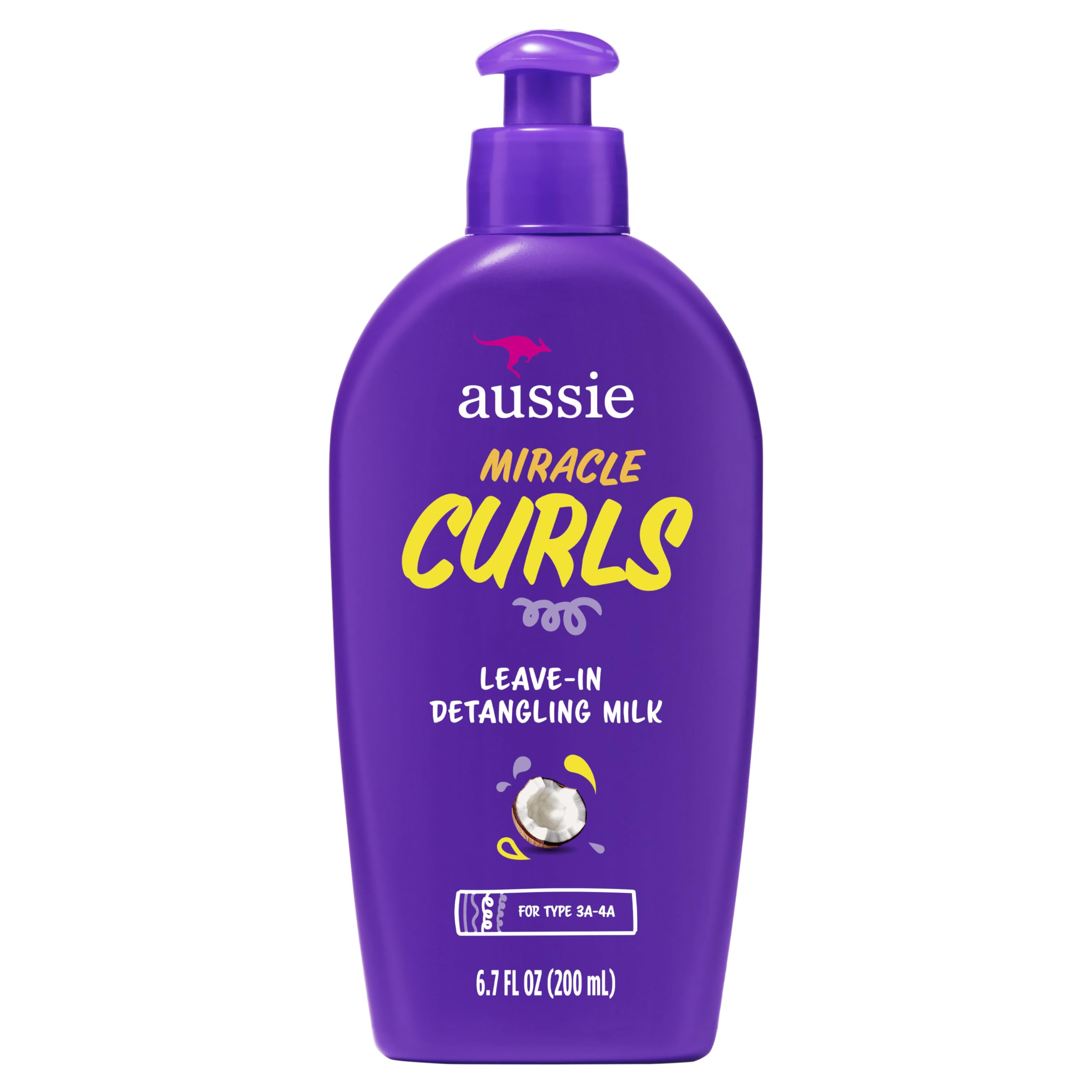 Aussie Miracle Curls Leave-In Detangling Milk 200ml 1