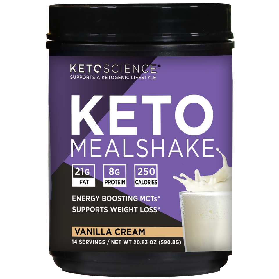 Keto Science Keto Meal Shake Vanilla Cream Flavour 590g 1