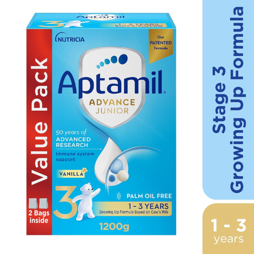 Aptamil Advance Junior Stage 3 Growing Up Formula 1200Gm Vanilla 1