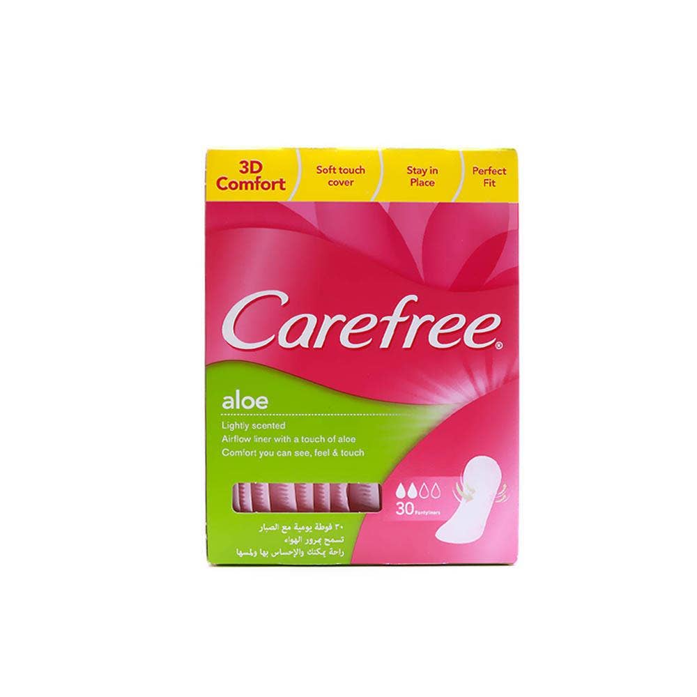 ​Carefree Normal Liners with Aloe Vera 30s