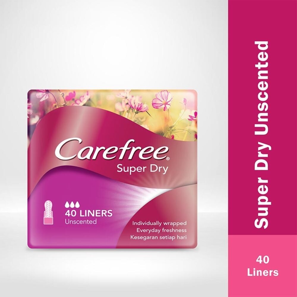 Carefree Super Dry Panty Liners 40s 1