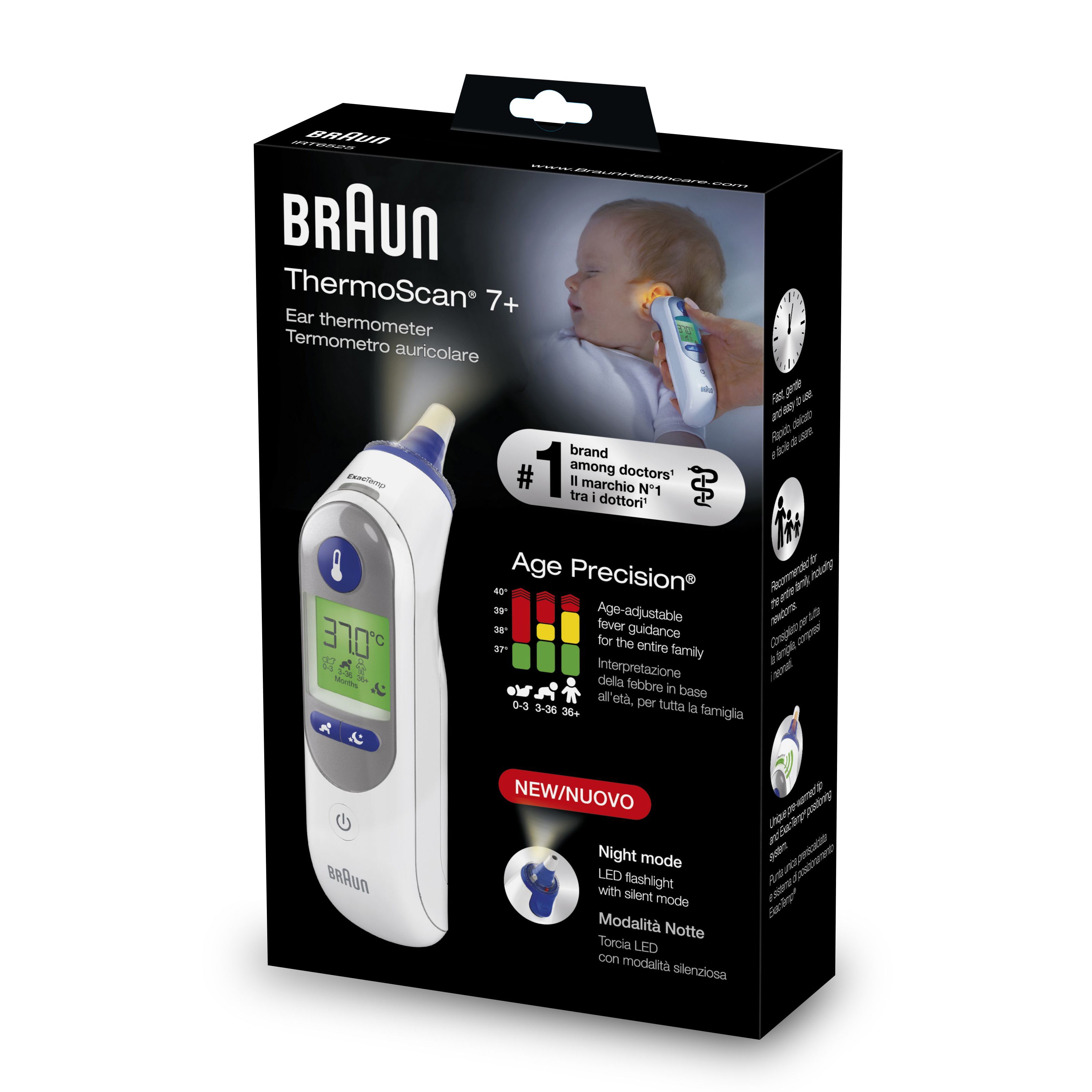 Braun IRT 6525 ThermoScan 7+ – Smart Ear Thermometer 1