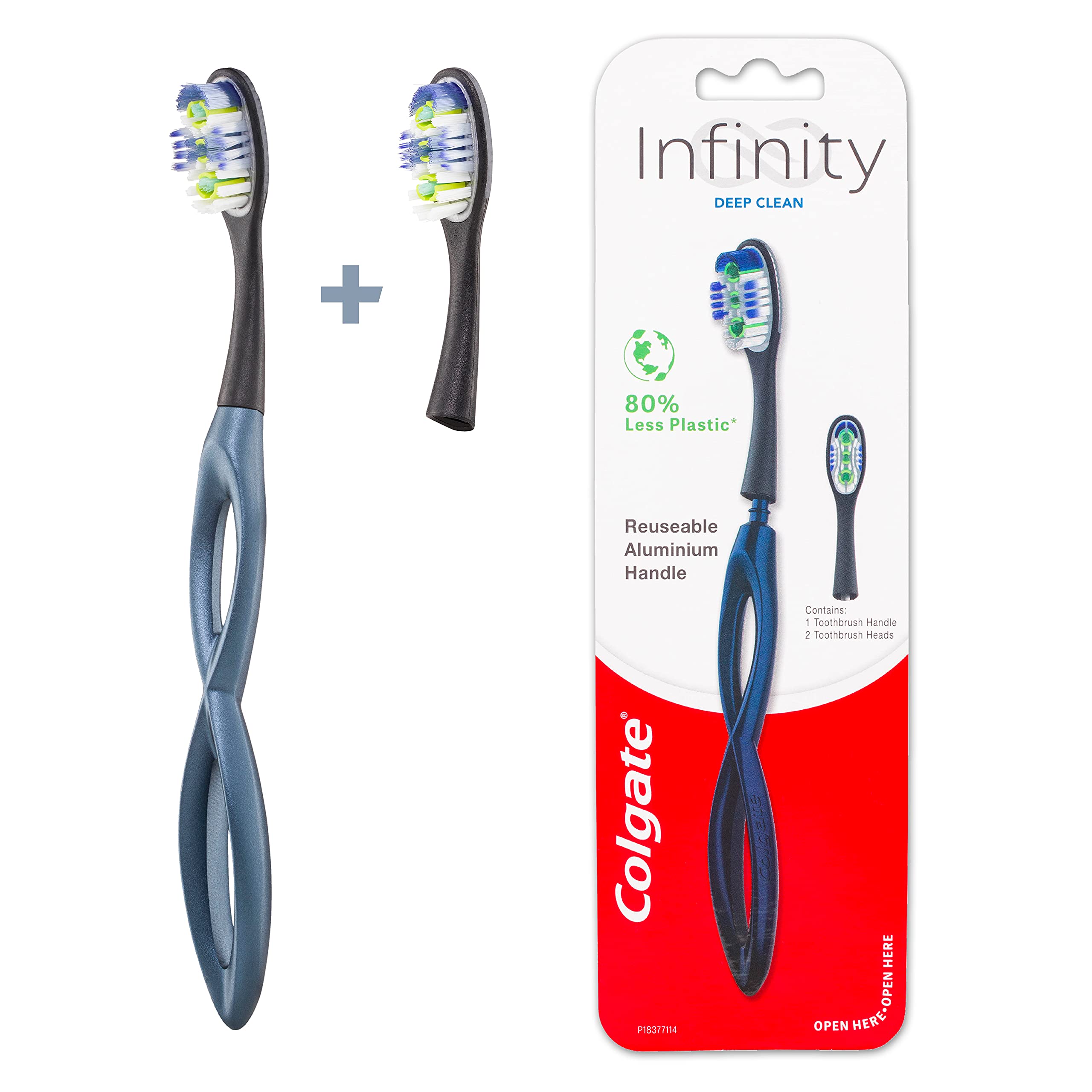 Colgate Infinity Deep Clean Reusable Handle Toothbrush 1