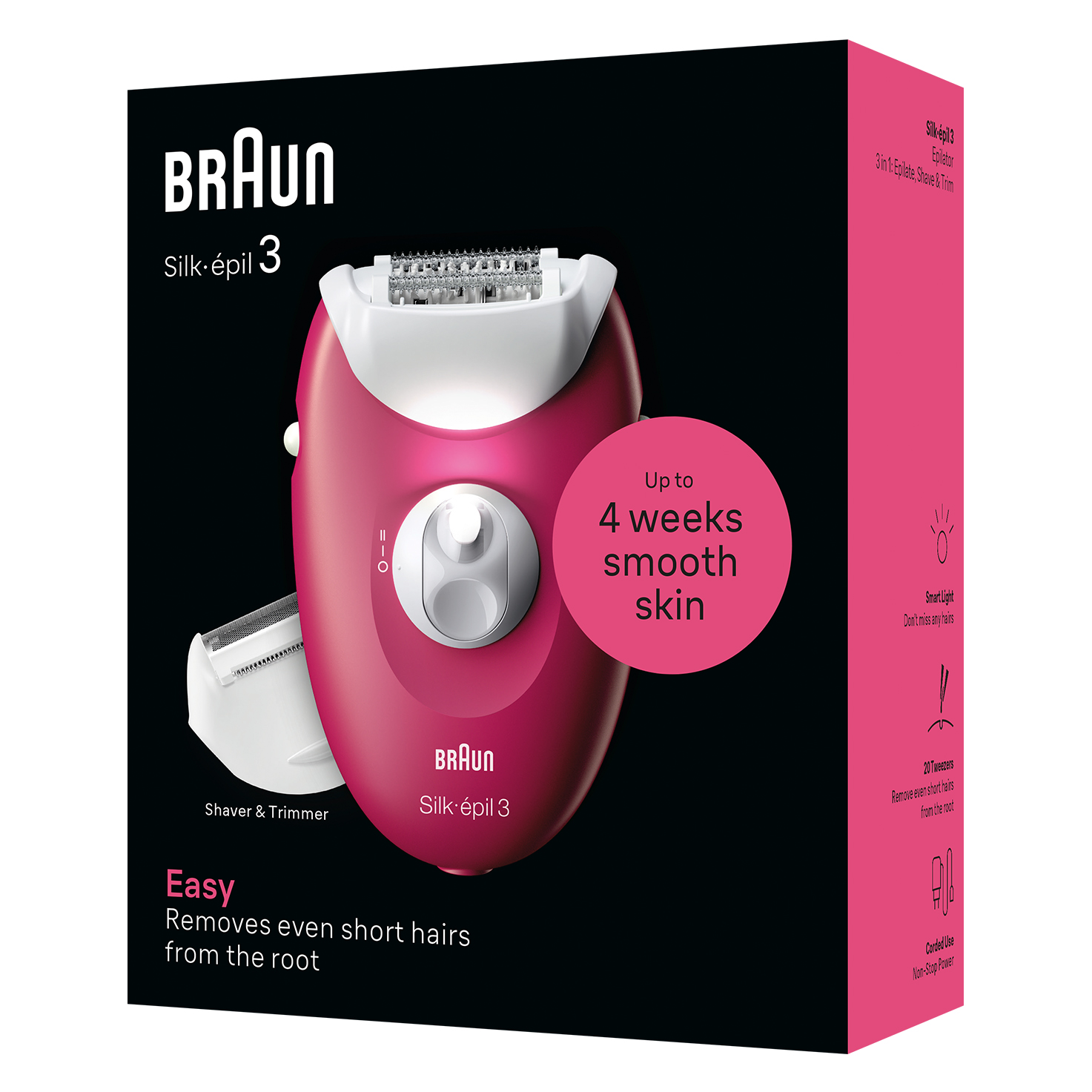 Braun Silk-Epil 3 3273 Epilator & Shaver  1