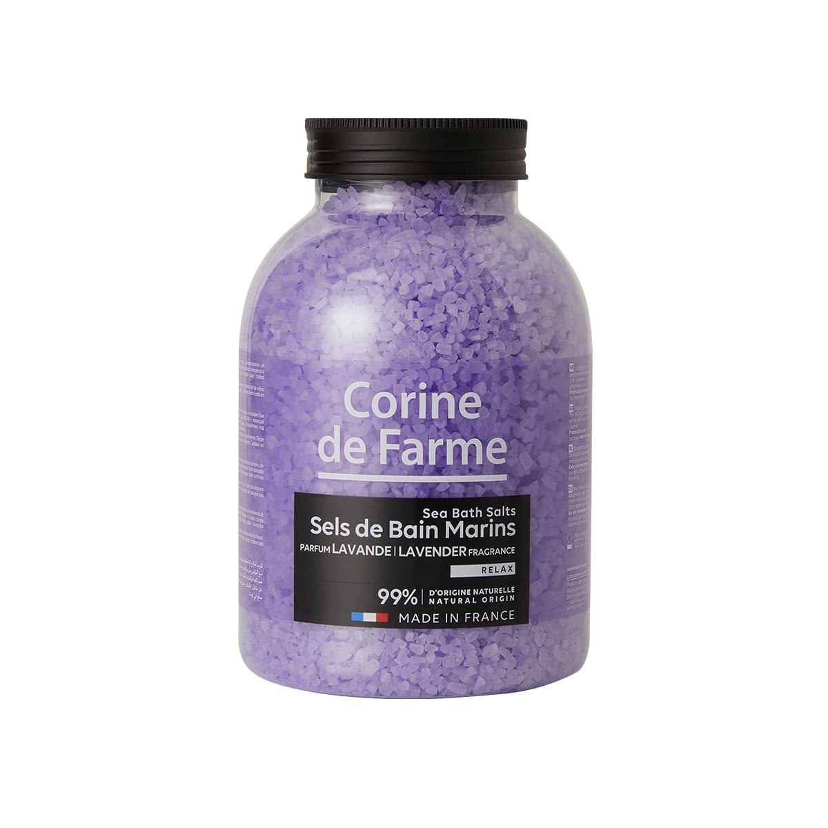 Corine de Farme Bath Sea Salt Lavender 1.3kg 1