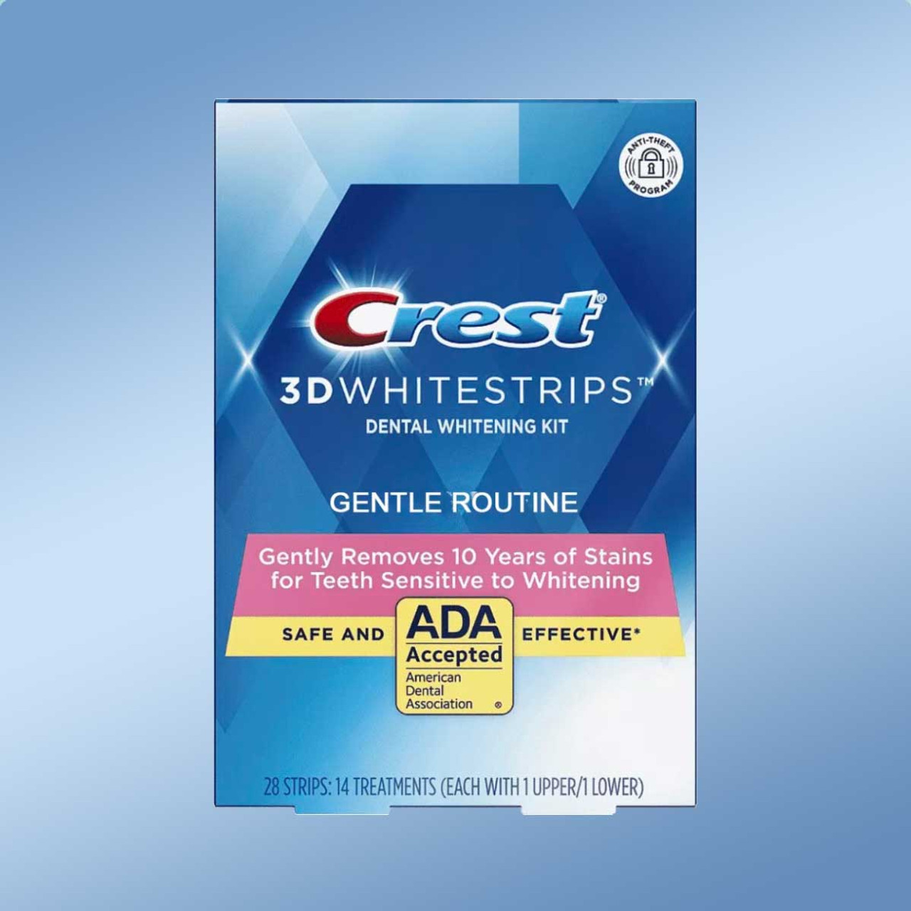 Crest 3D White Strips Gentle Routine 28 Strips