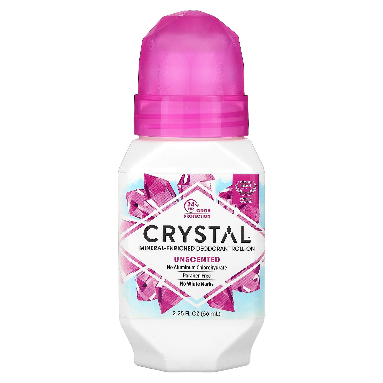 Crystal Mineral Deodorant Roll-On Unscented 66ml 1