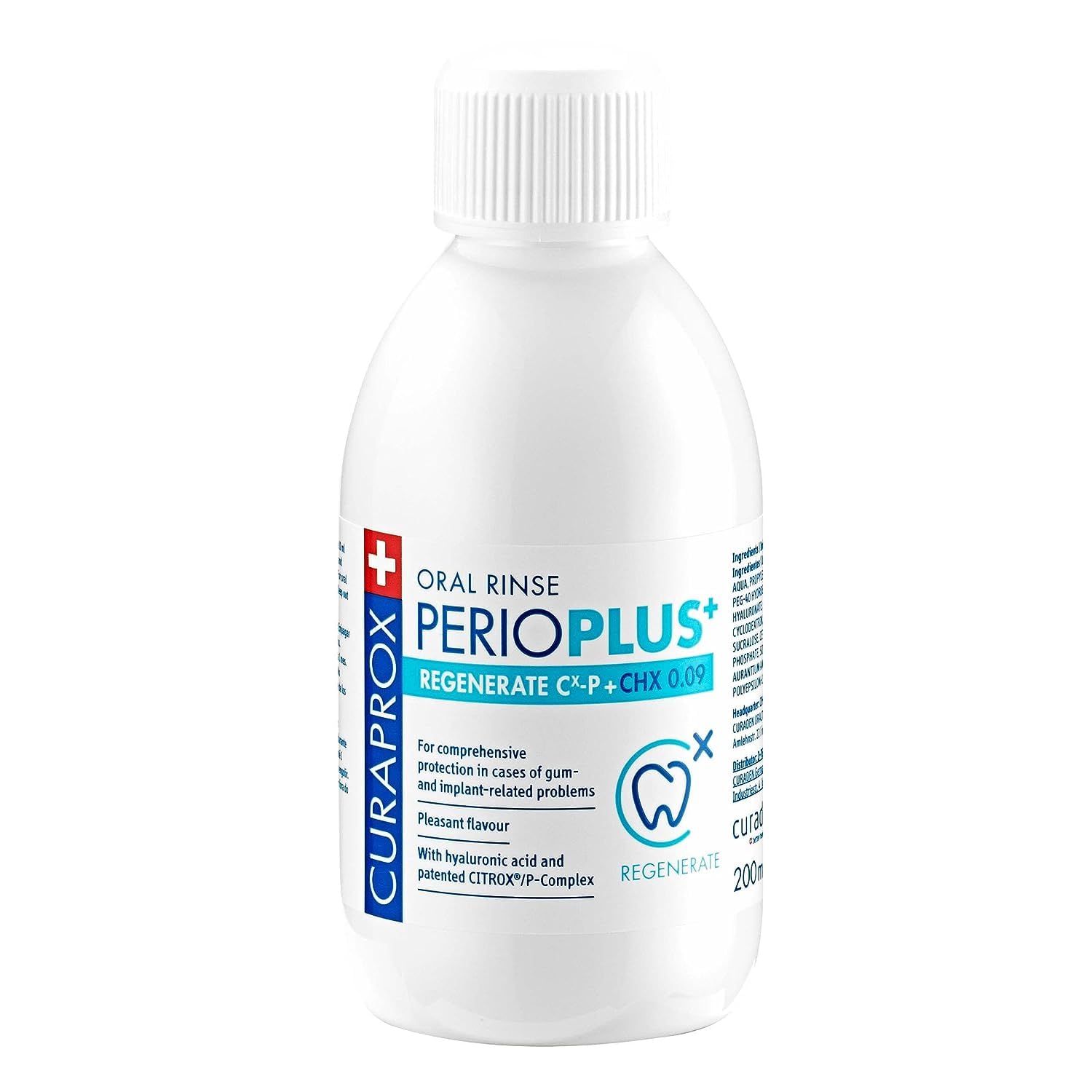 Curaprox Perio Plus Regenerate CHX 0.09% Mouthwash 200ml