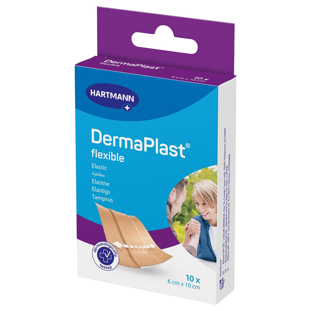DermaPlast Flexible 6cm x 10cm 10s