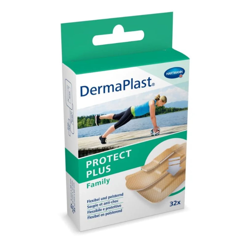 DermaPlast Protect Plus Family Plasters 32s