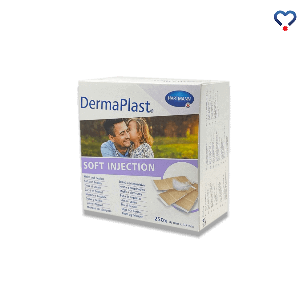 DermaPlast Soft Injection Plasters 16x40mm 250 pcs