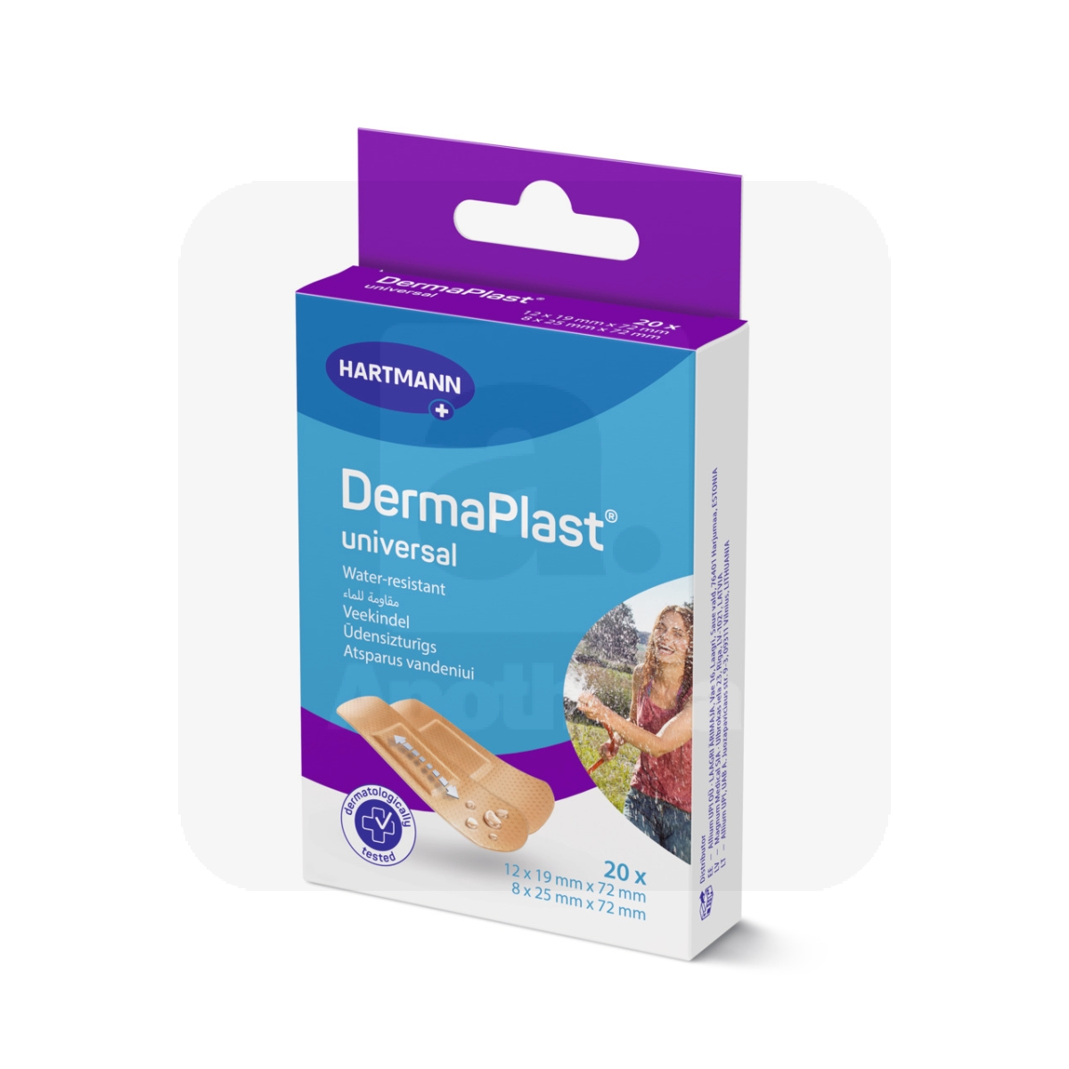 DermaPlast Universal Mixed Size Plasters 20s