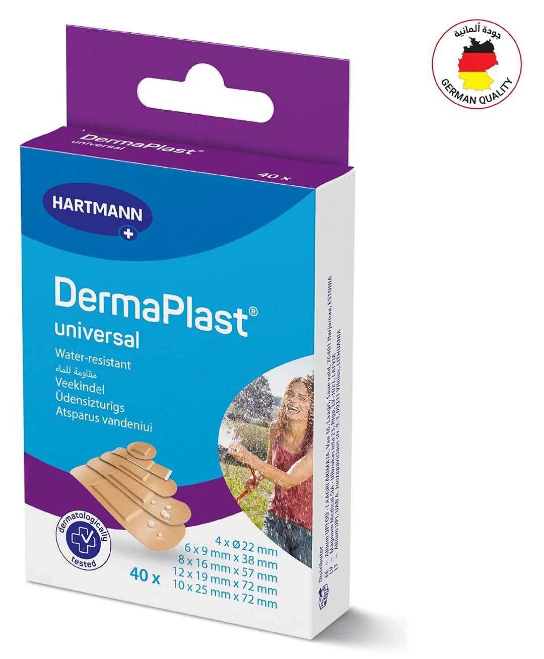 DermaPlast Universal Mixed Size Plasters 40s 1