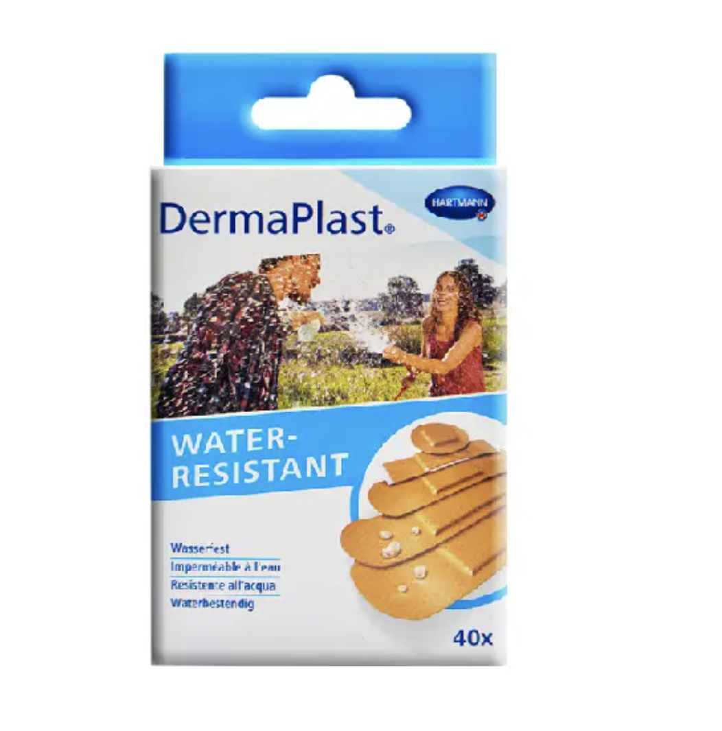 DermaPlast Water-Resistant Plasters 40s