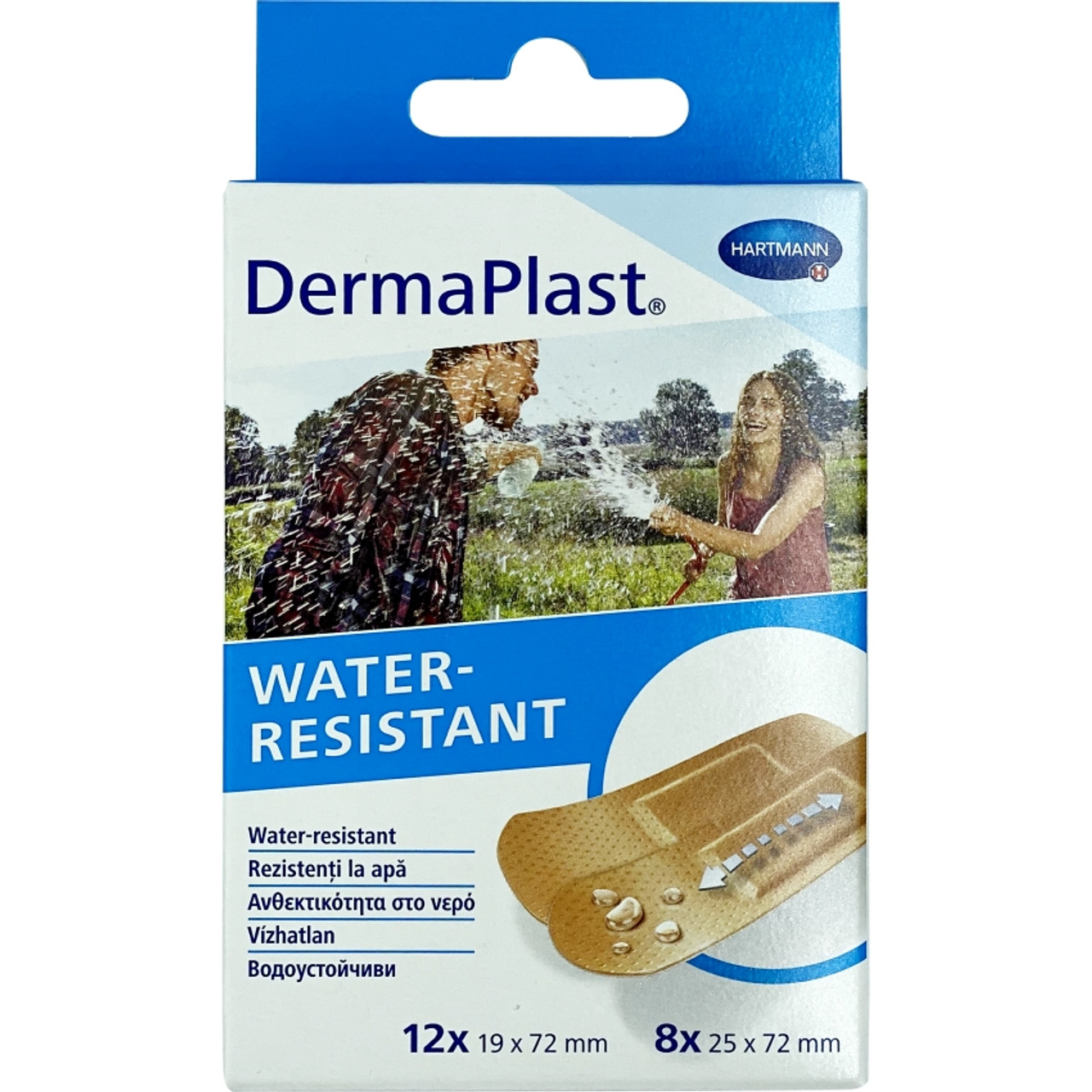 DermaPlast Water Resistant Mixed Size Plasters 20s 1