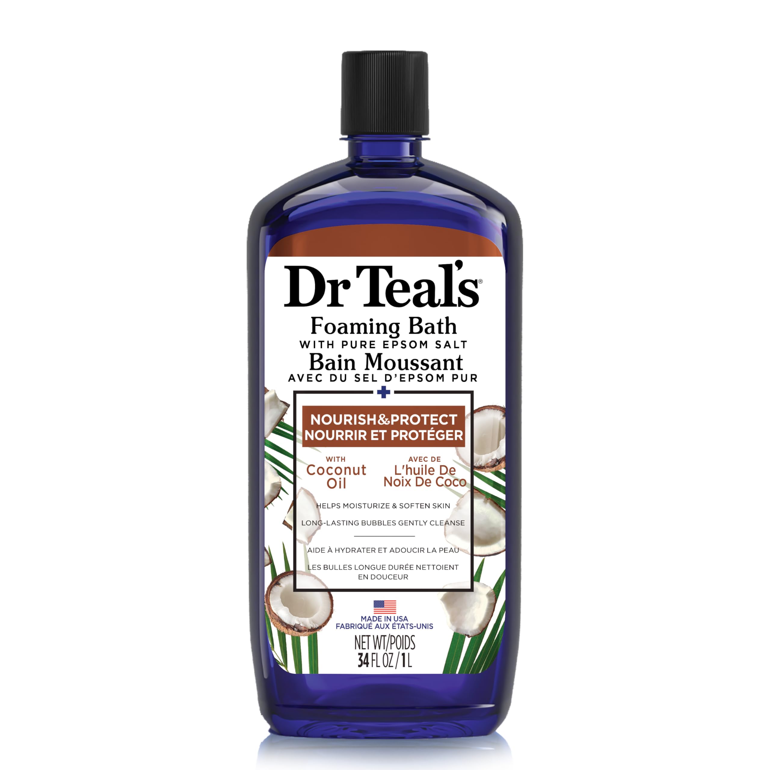 Dr Teals Coconut Oil Foaming Bath 1000ml
