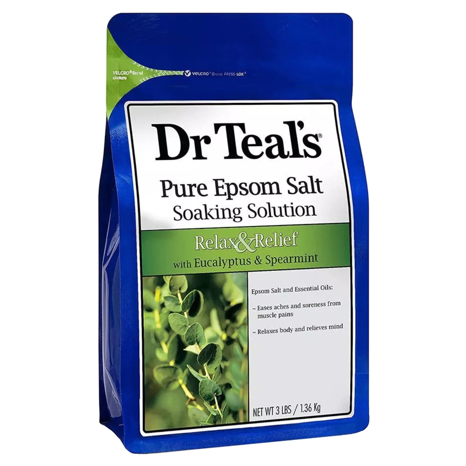 Dr Teals Epsom Salt Eucalyptus Spearmint 1.36kg