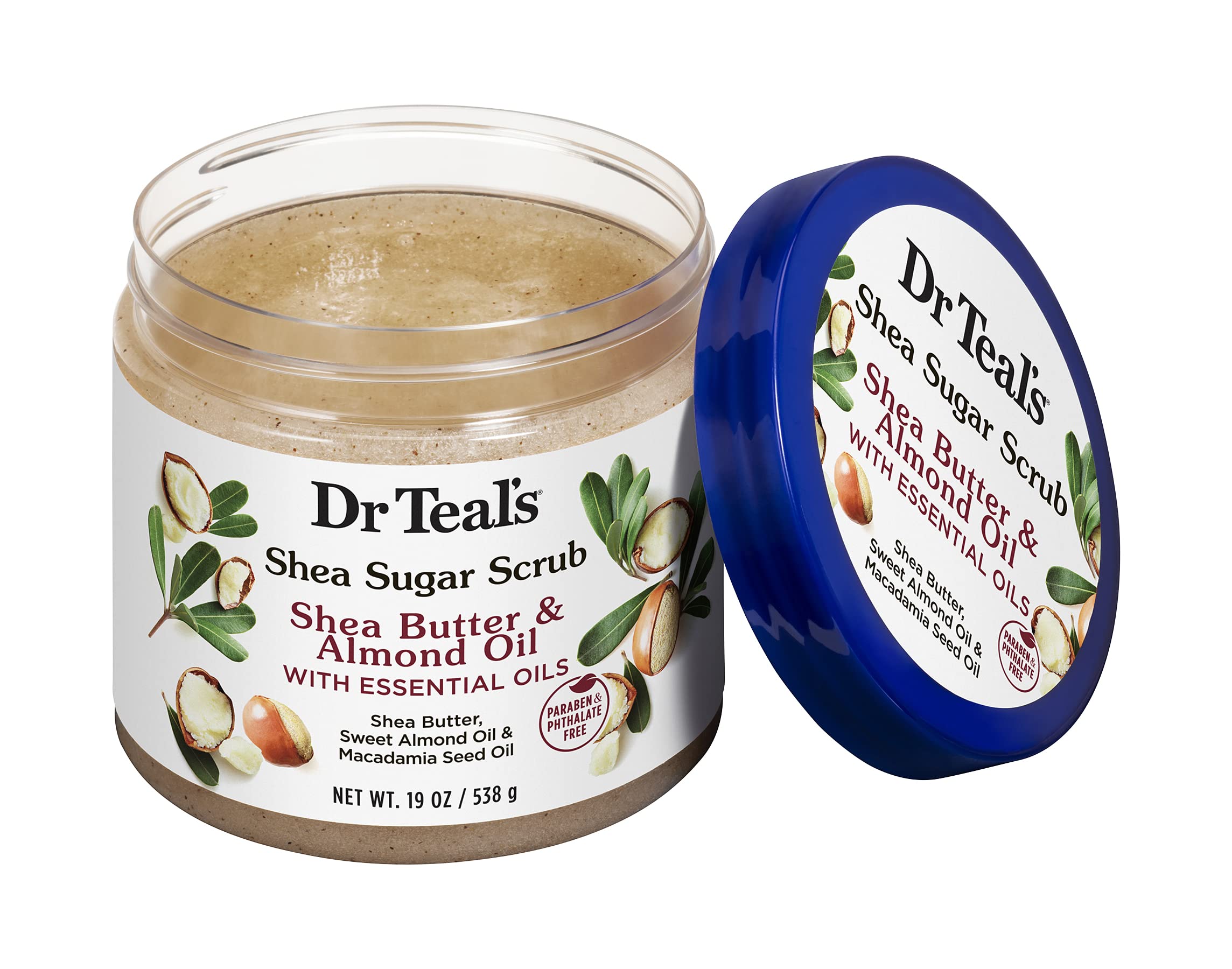 Dr Teals Shea Sugar Scrub Shea Butter & Almond 538g