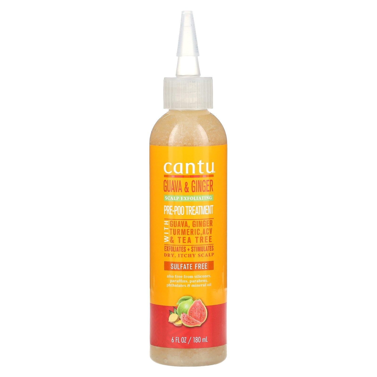 Cantu Guava & Ginger Scalp Pre-Poo Treatment 180ml  1
