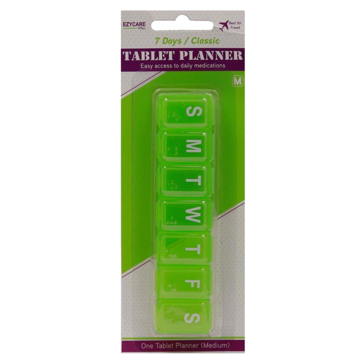 EzyCare 7-Day Classic Pill Planner Medium 1