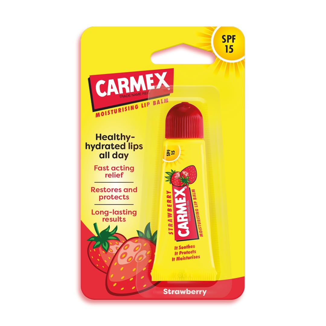 Carmex Daily Care Lip Balm SPF15 Strawberry 10g