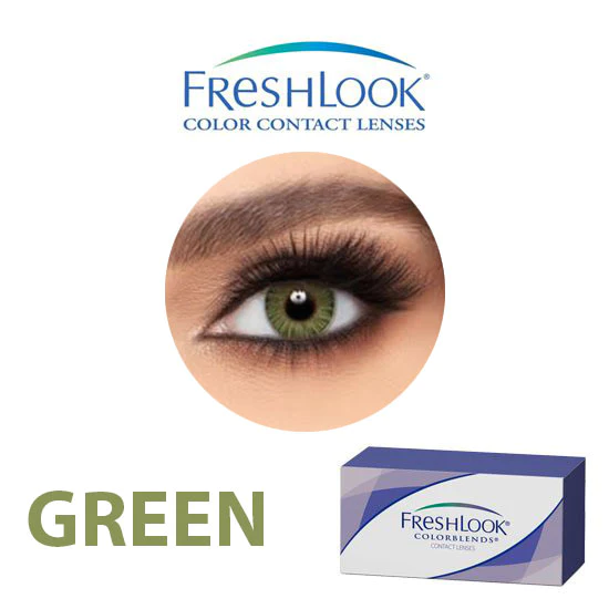FreshLook ColorBlends Green – 2 Monthly Lenses