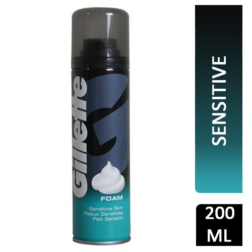 Gillette Classic Sensitive Shaving Foam 200ml 1
