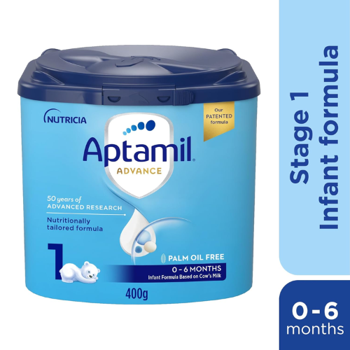 Aptamil Advance stage 1 infant milk formula 400Gm