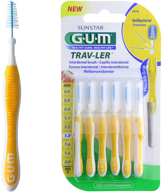 GUM Proxabrush Trav-Ler 1.3mm 1514 1