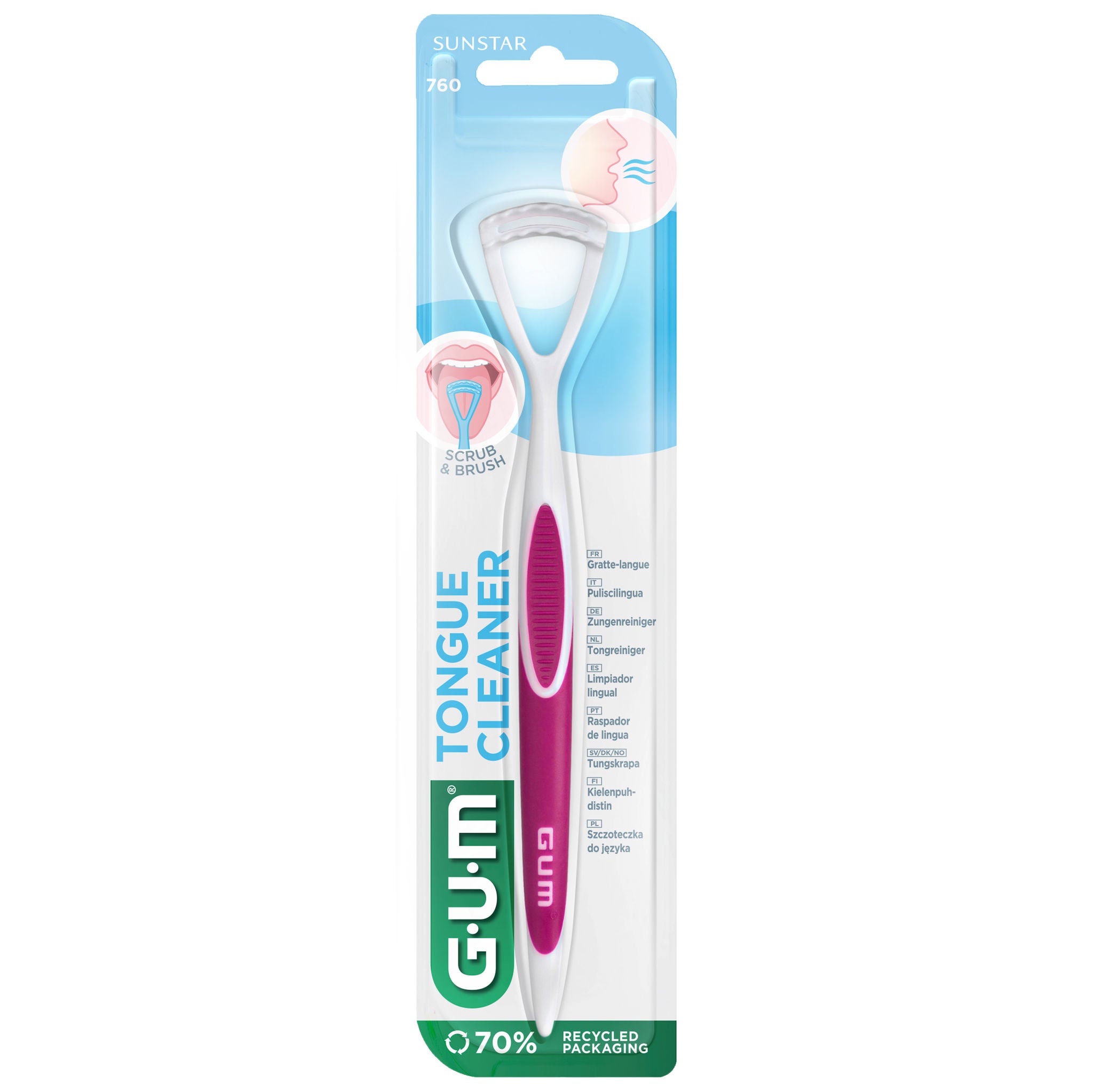 GUM 760 TONGUE CLEANER 1