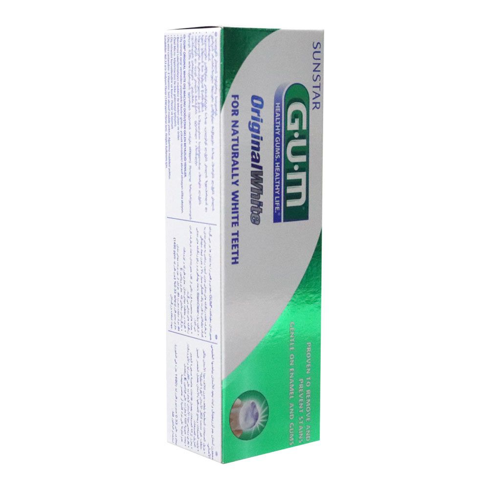 GUM Original White Toothpaste 75ml with Fluoride
