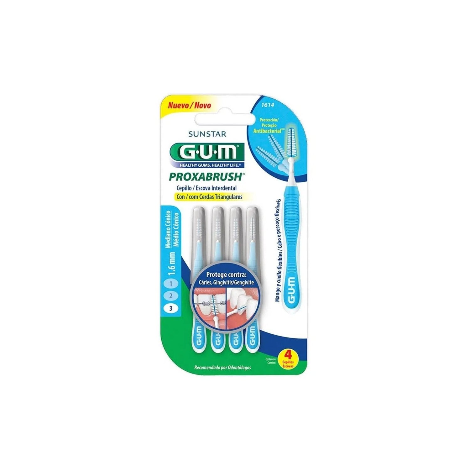 GUM Proxabrush Trav-Ler 1614 1