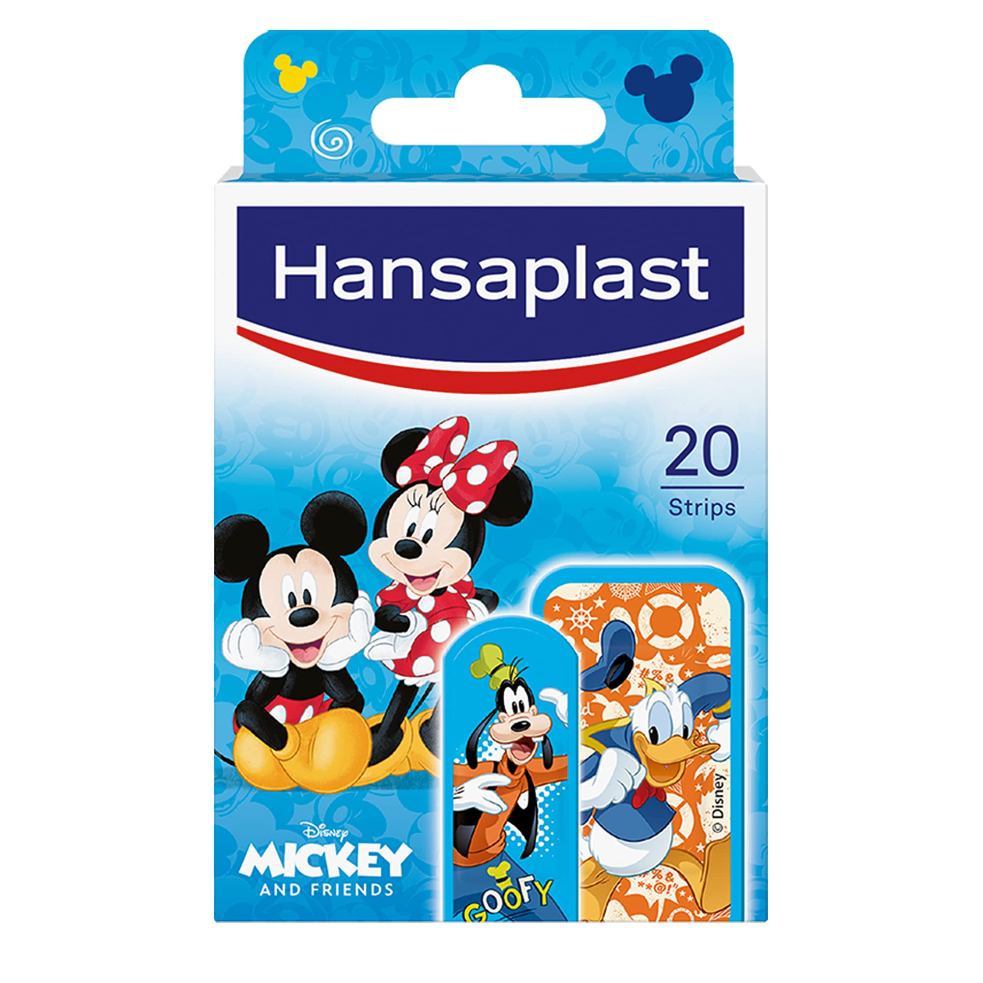 Hansaplast Disney Mickey Mouse Plasters 20 Strips for Kids