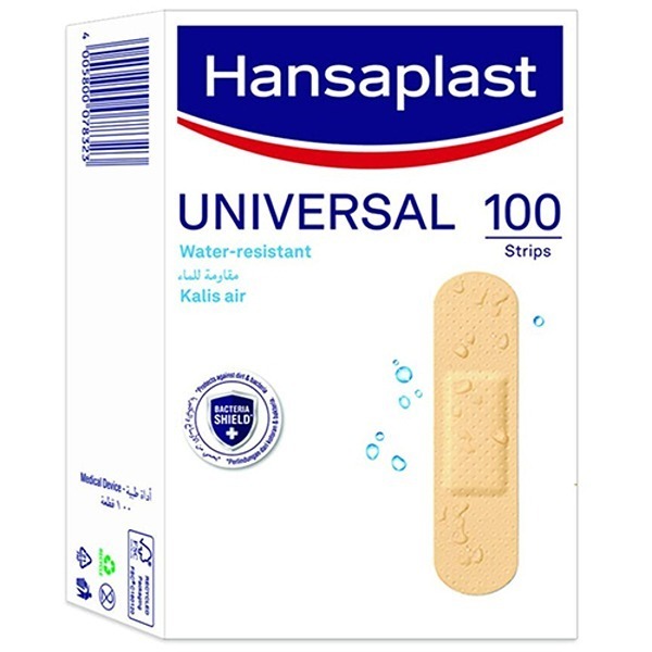 Hansaplast Universal Water Resistant Plasters 100 Strips 1