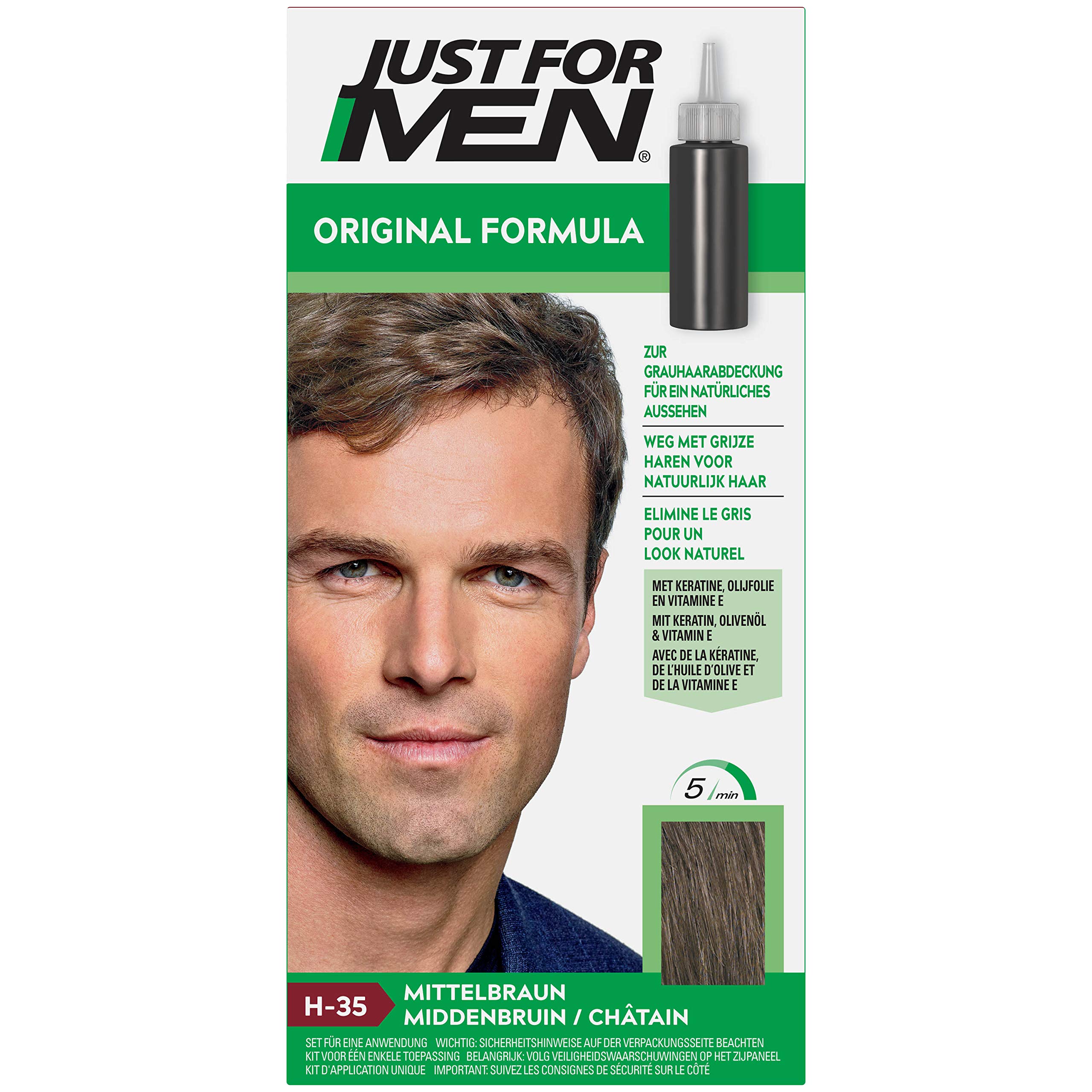 Just For Men Shampoo In Color Medium Brown H35
