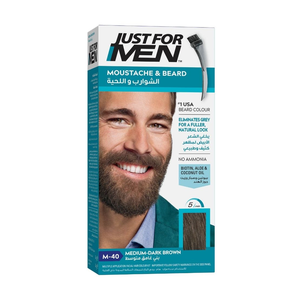 Just For Men Mustache And Beard M40 Medium Dark Brown 1