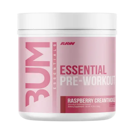 Raw Nutrition Bum Essential Pre-workout 408gm - Raspberry Creamthickle 1