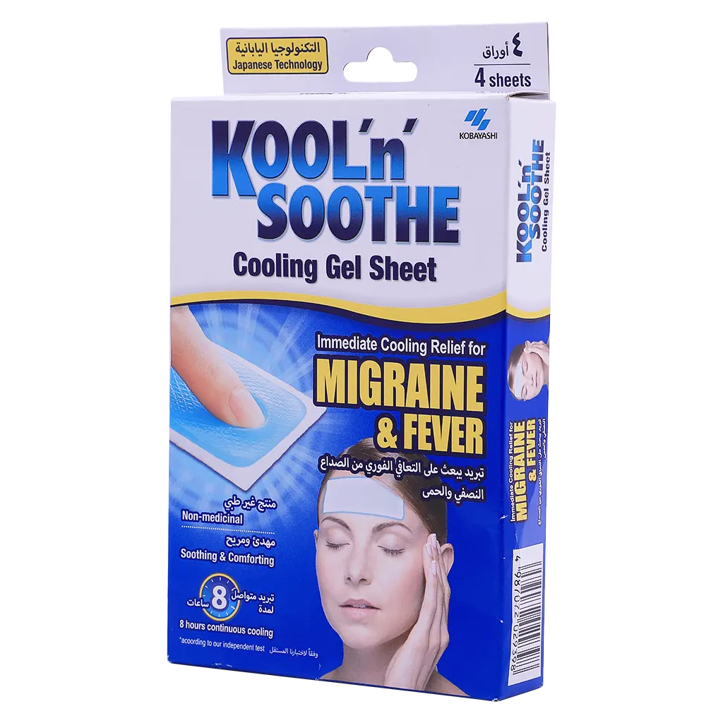 Kool n Soothe Cooling Gel Sheet Adult 4s
