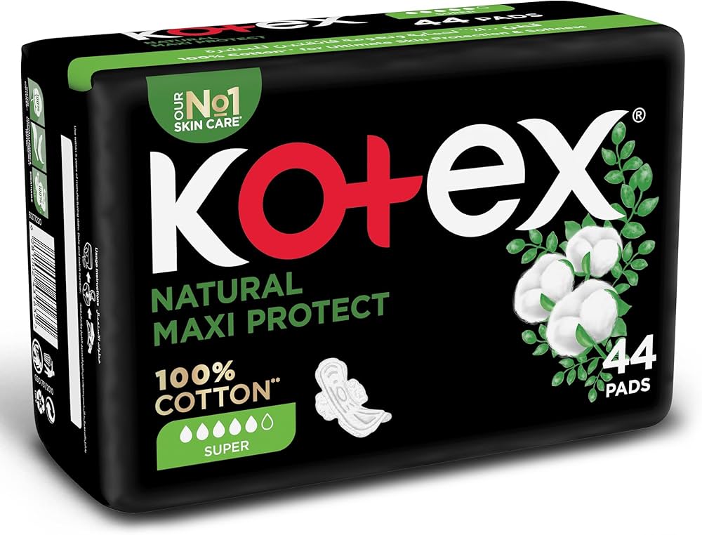 Kotex Natural Maxi Protect Super 44s