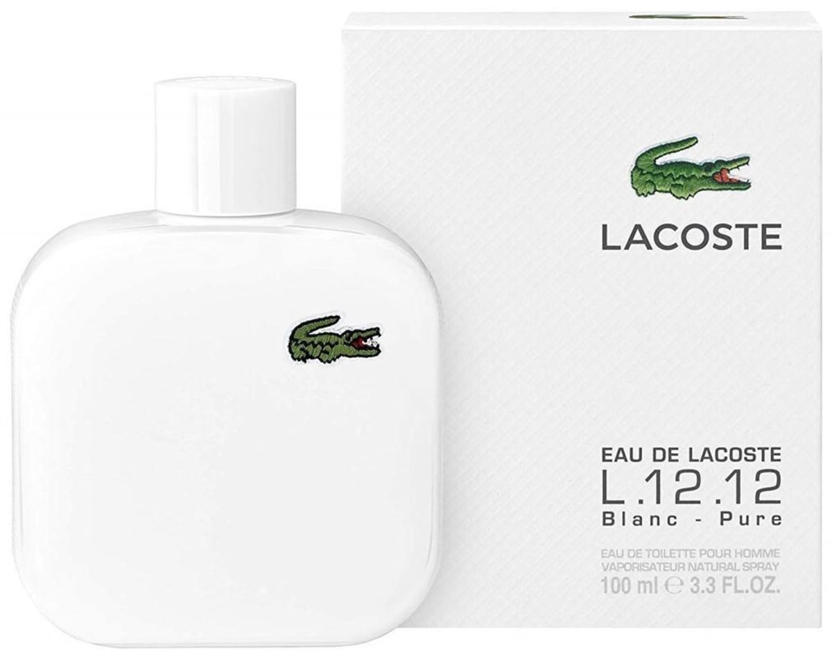 Lacoste L.12.12 Blanc Eau de Toilette Spray 100ml 1