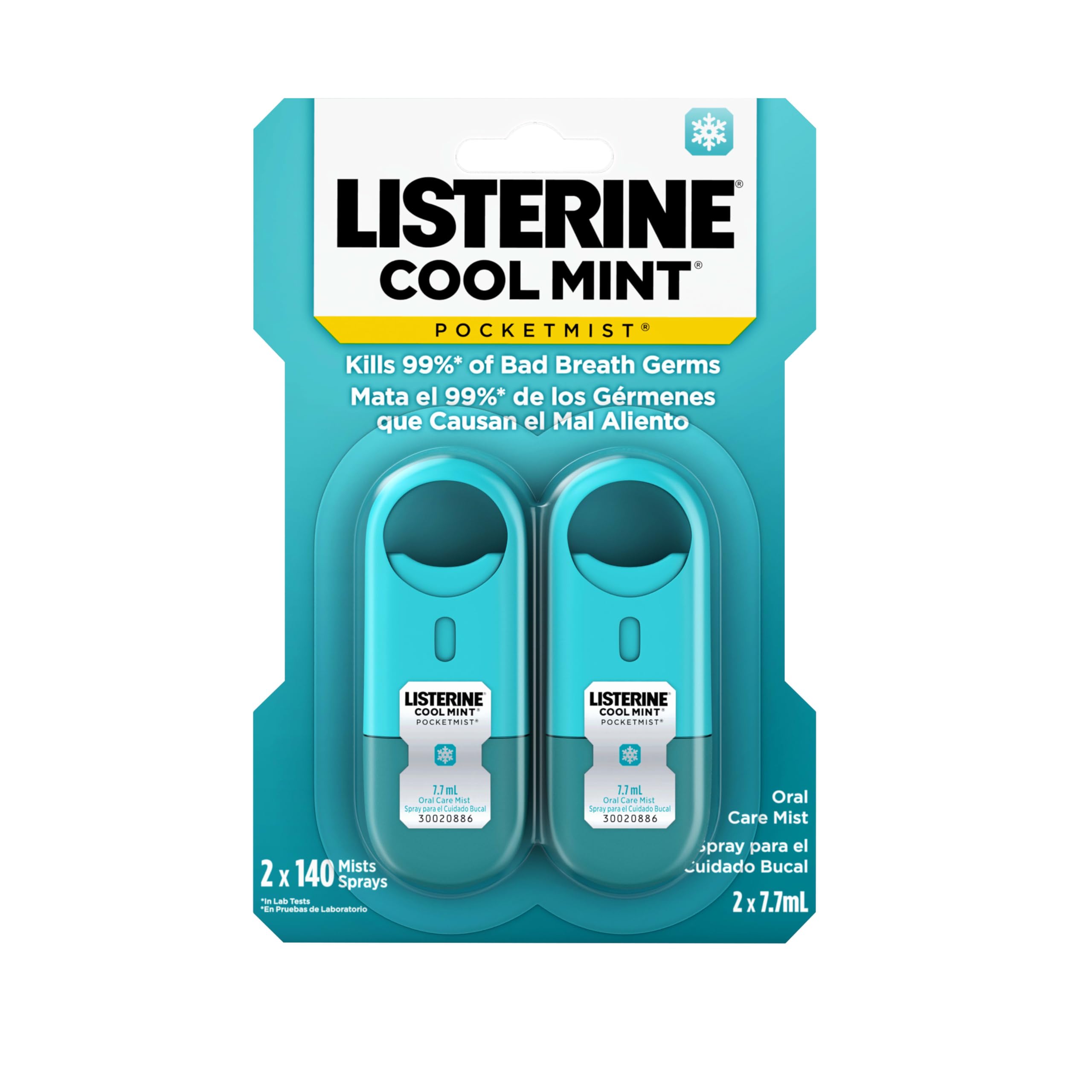 Listerine Cool Mint Pocketmist Spray 2-Pack 1