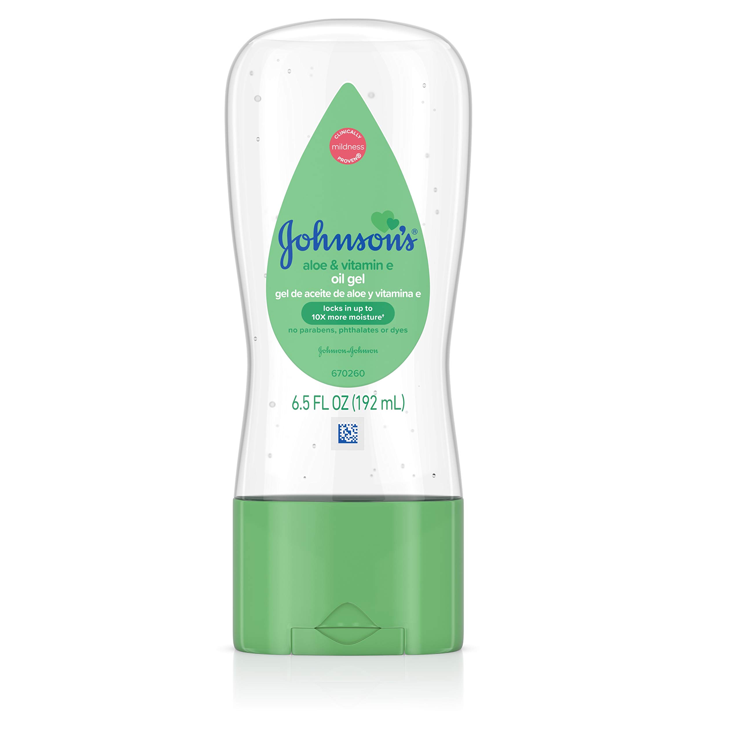 Johnsons Aloe and Vitamin E Oil Gel 192ml 1