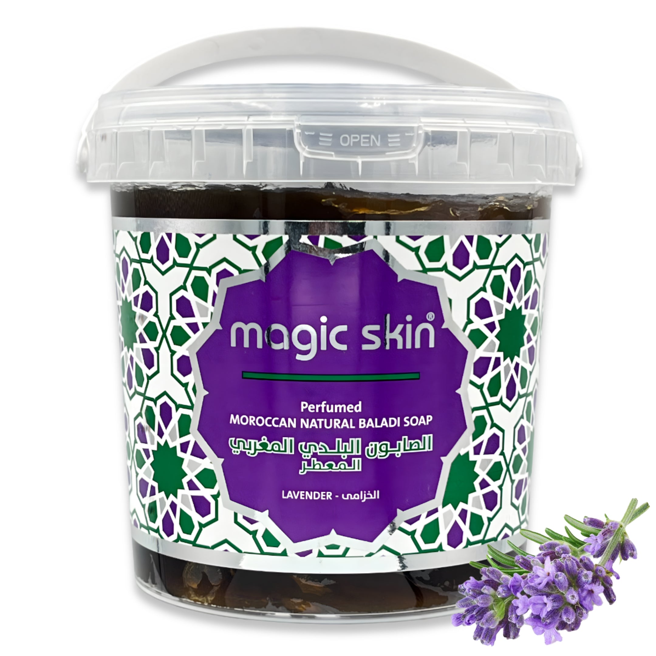 Magic Skin Moroccan Bath Soap Lavender 500ml 1