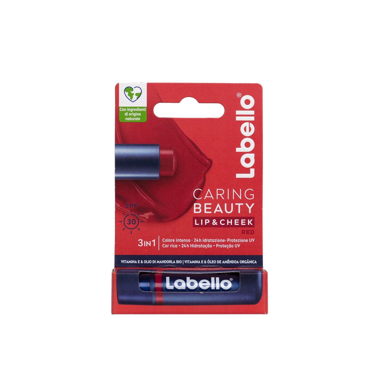 Labello Caring Beauty Lip and Cheek Red 4.8g 1