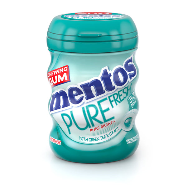 Mentos Pure Fresh Wintergreen Gum 32s