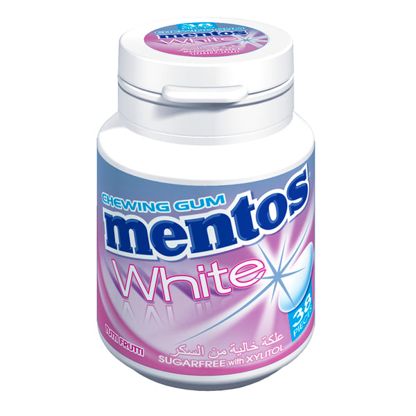 Mentos White Tutti Frutti Chewing Gum 38s