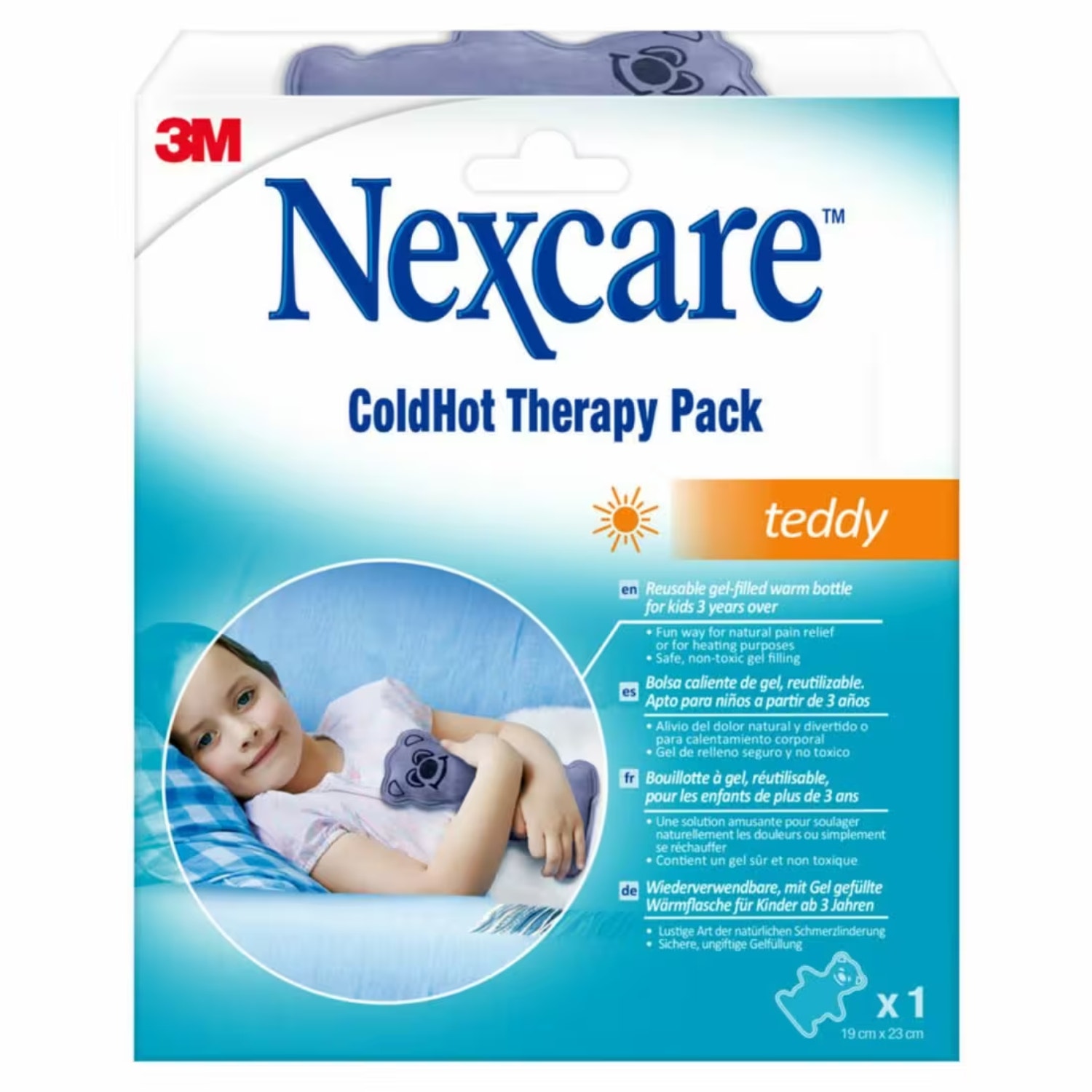 Nexcare ColdHot Therapy Pack Teddy – Reusable Gel Pack for Kids
