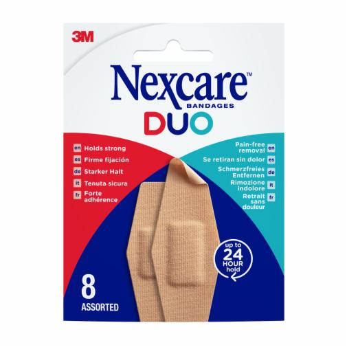Nexcare DUO Plasters Assorted 8s 1
