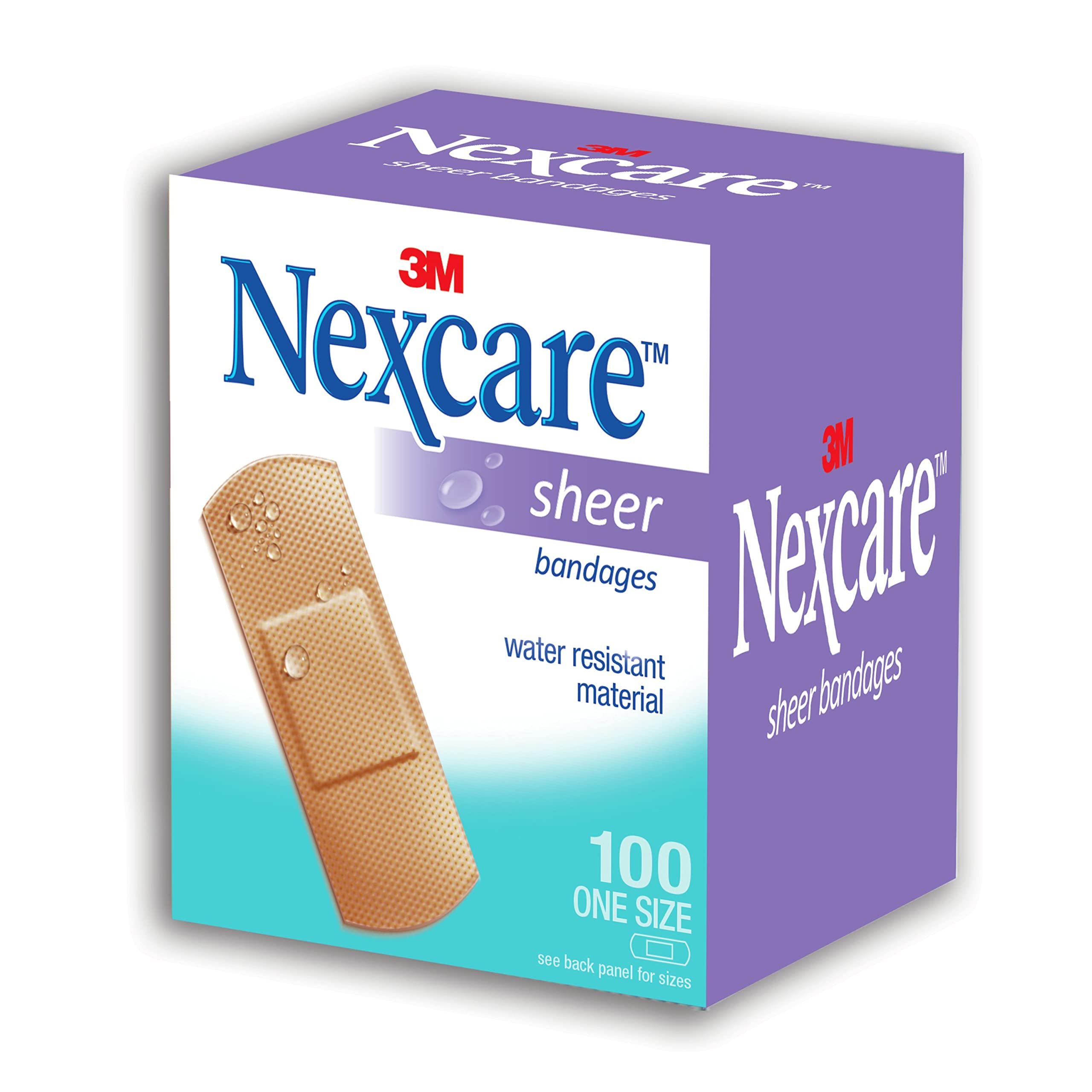 Nexcare Sheer Bandages 100s 1