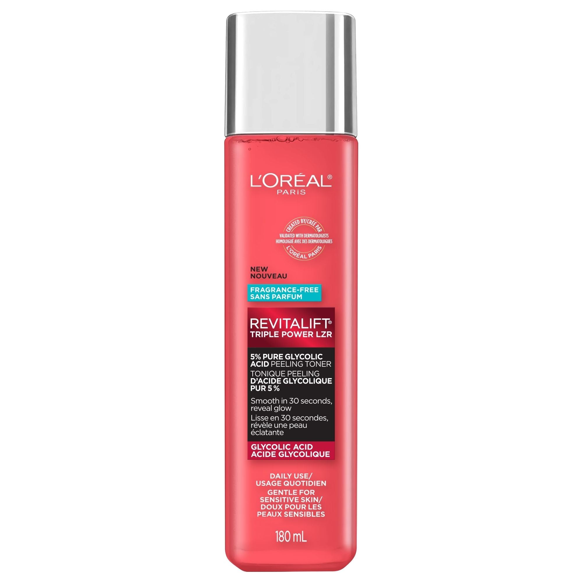 LOreal Paris Revitalift 5% Glycolic Acid Toner 180ml